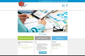 PTC Canada Web Design